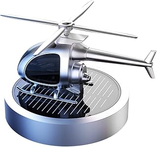 Solar Airplane Car Aroma Diffuser Rotating Helicopter Aromatherapy Ornaments Air Freshener Car Dashboard Perfume Decoration Essential Oil Diffuser Multicolour