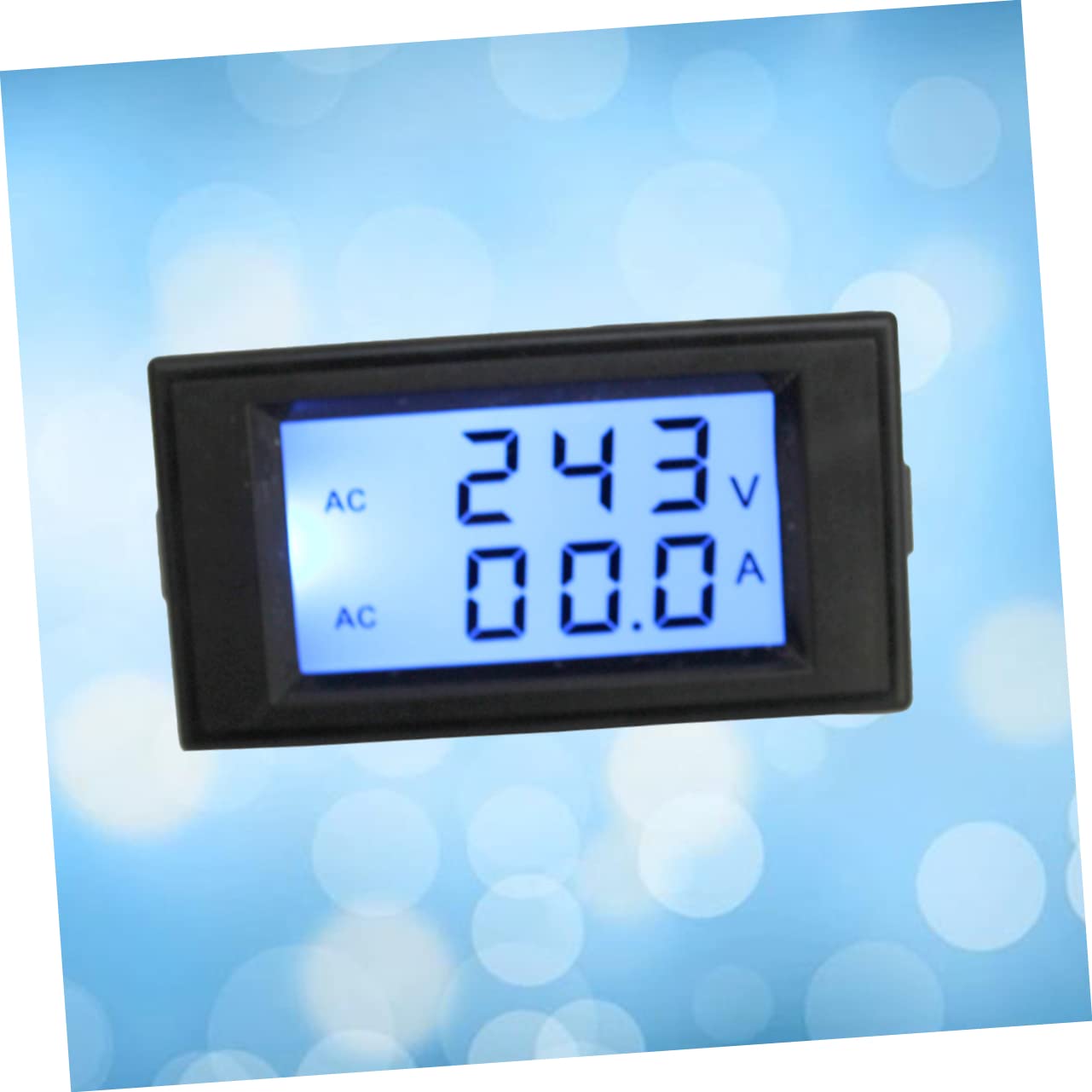 DOITOOL 3stücke Lcd Digital Display Spannungs Und Strommessgerät Präzise Messung Zur Überwachung Von Geräten Einfache Installation Und Nutzung Schwarz