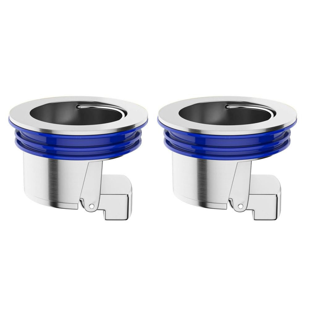 Insert Drain Plug, 2PCS Backflow Preventer Self-Closing Plug Sewer Core for Diameter 33-40mm Floor Drain