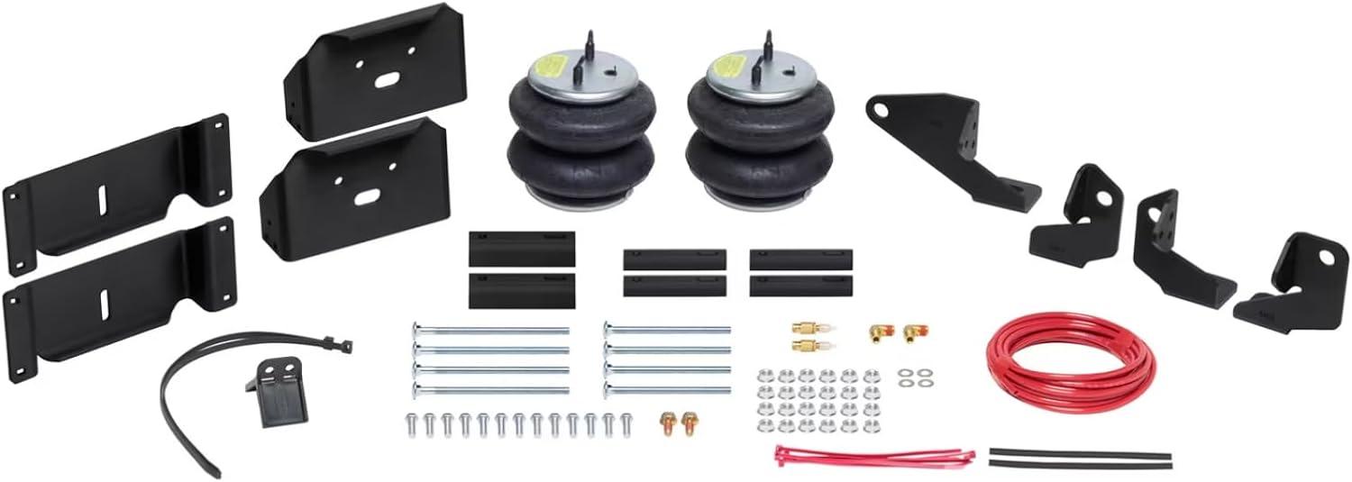 Firestone Airide 2600 Ride-Rite Rear Air Springs Kit fits 2017-2022 F250 F350 2WD | 20-100 PSI | No Drill Installation | Load Capacity of 5,000 Pounds | Levels Headlight Beams