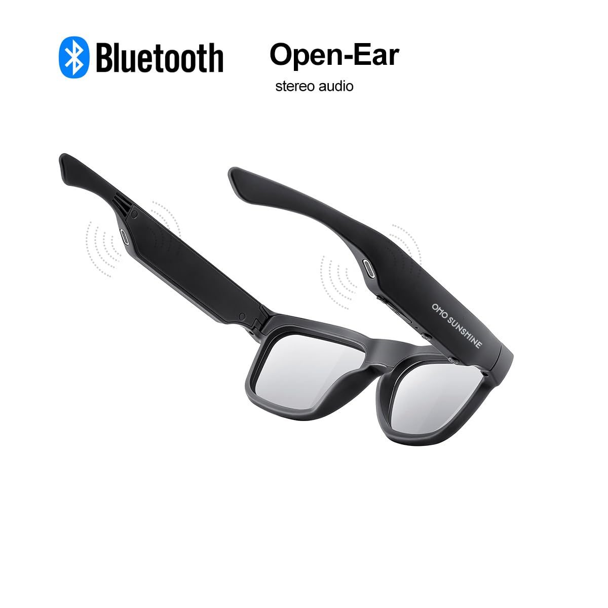 OHO 4K Ultra-Lightweight Smart Glasses, AI Chat & Real-Time Translation, OHO App Supported, Record-While-Charging, UV400 Lens