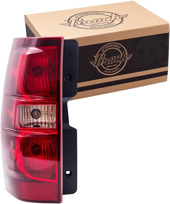 AutoandArt Drivers Taillight Tail Lamp Replacement for Chevrolet Suburban Tahoe SUV 25862701