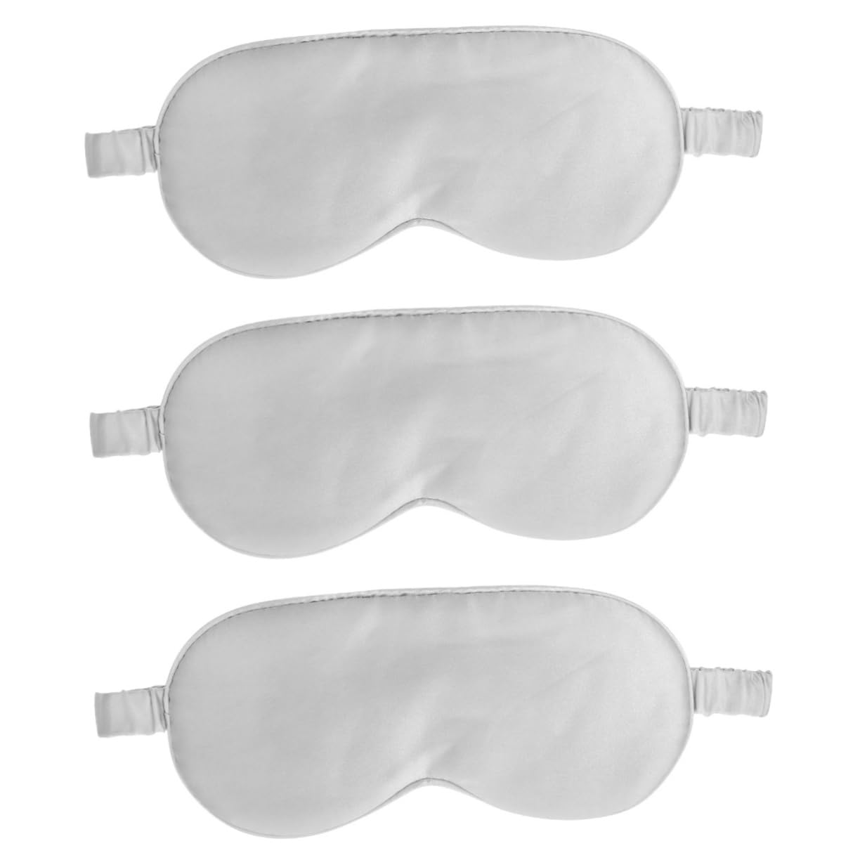Beavorty 3 Pièces Masque De Sommeil En Soie Masque Pour Les Yeux De Sommeil Bandeau Masque Pour Les Yeux En Soie Bandeau Pour Les Yeux Nuit Soie De Couchage Visière Masque Pour Les Yeux De
