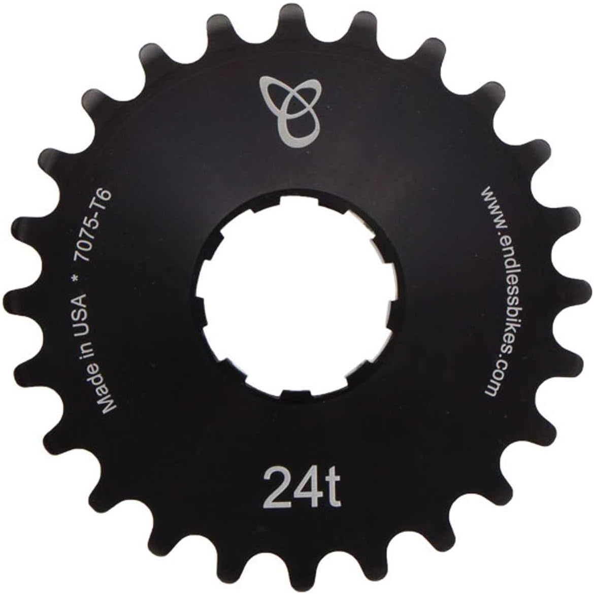 Kick Ass cog, 24t - Black ano - 24TBL