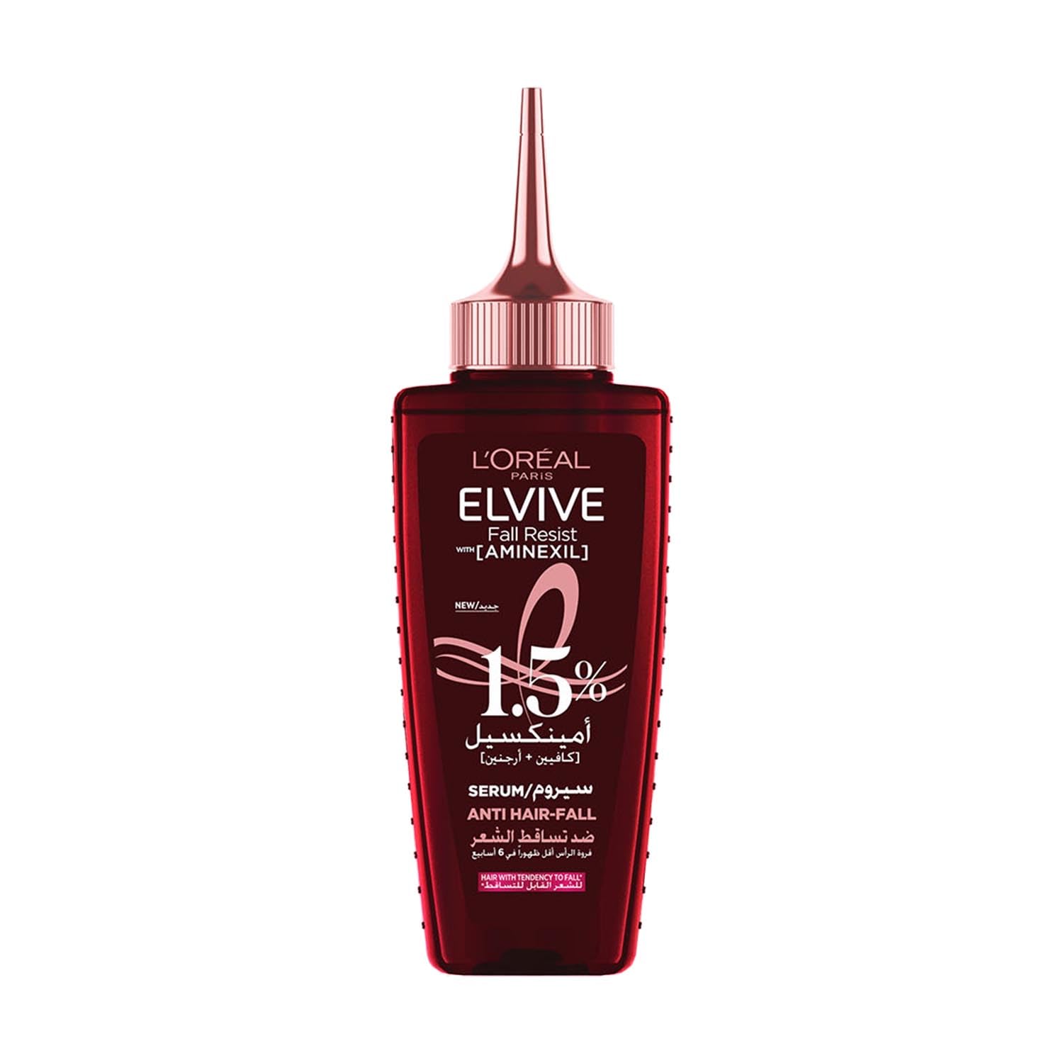 L’Oréal Paris Fall Resist Anti Hair Fall Serum with 1.5% Aminexil, for lesser visible scalp & hair fall, 102ml