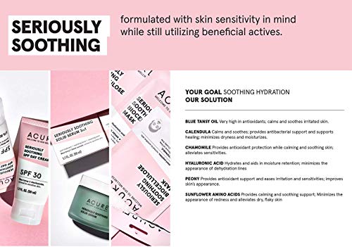 ACURE Seriously Soothing Cleansing Cream | 100% Vegan | For Dry to Sensitive Skin | Peony Extract & Chamomille - Soothes , Hydrates & Cleanses | 4 Fl Oz - Thumbnail 5