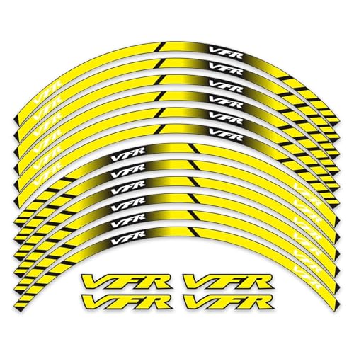 Autocollant décoration roue VFR pièces moto liseré jante VFR1200 VFR800
