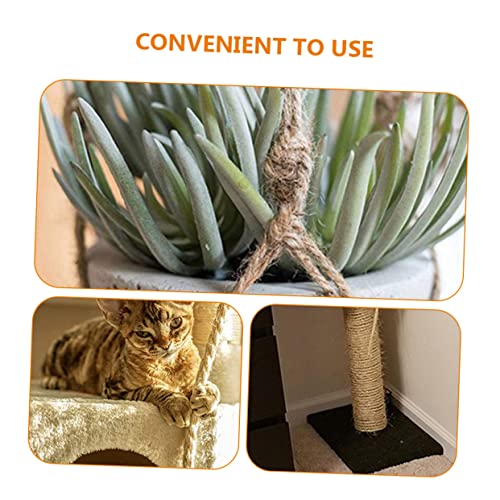 VANZACK Sisal Arranhador Para Gatos Uso Diário Corda Para Arranhar Gatos Corda De Sisal Cortável Cor