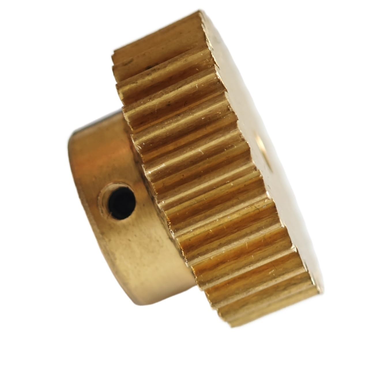 1個 0.5M 115T 真鍮平歯車 0.5 モジュール 115歯 円筒歯車 ステップ付き 5mm歯厚 ストレートピニオン メカニカ