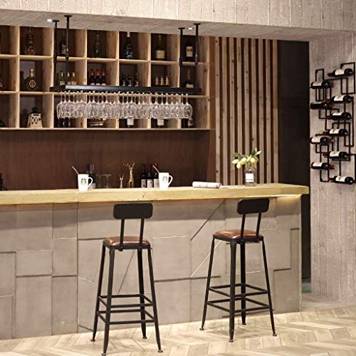 Support de bouteille de vin suspendu pour un bar de salon convivial - 8