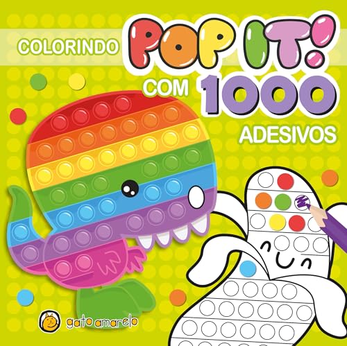 Colorindo pop it – dinossauro: