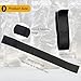 Black Boot Straps Elastic Military Boot Blousers Boot Bands for Cowboy Boots, Adjustable Tactical Military Blousing Straps for Hunting Gardening Hiking Cycling Fishing Army Uniforms, 40*3cm, 4pcs