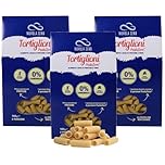 Nuvola Zero Tortiglioni Pasta Zero Carboidrati, Senza Glutine e Lattosio, Ricca di Fibre e Proteine, Pasta Keto 0 Zuccheri per dieta chetogenica e sportivi, 3 confezioni da 100g (300g totali)