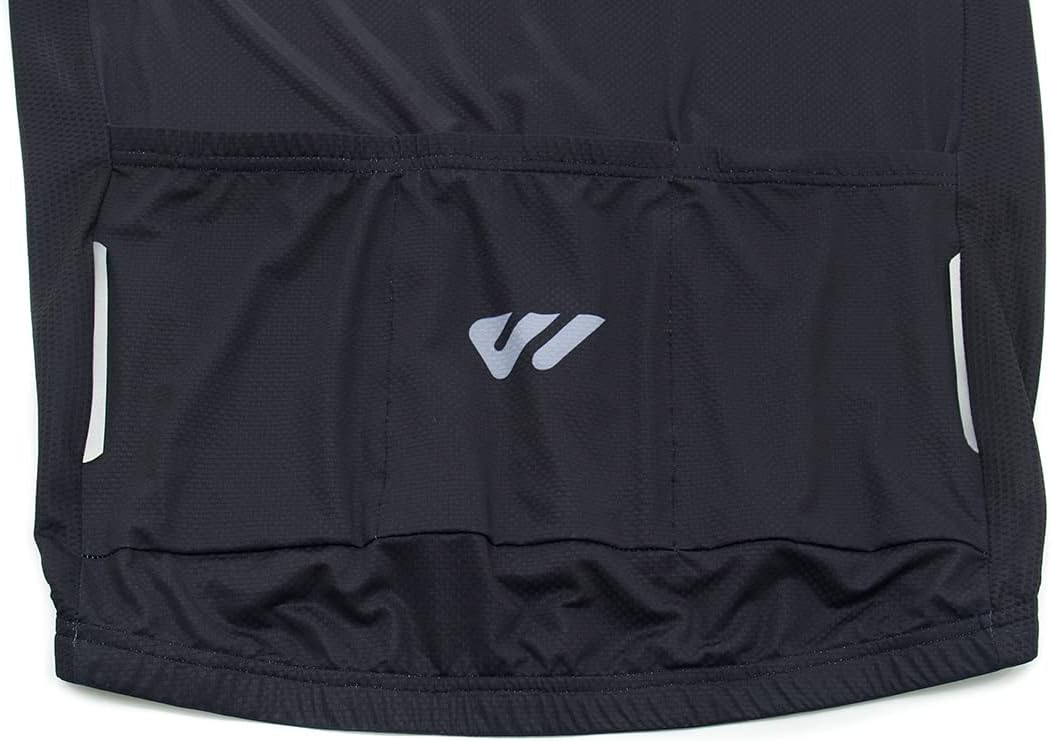 Wulibike Men's Cycling Jerseys Short Sleeve Bike Biking Shirts Full Zip with Pockets Road Bicycle Clothing - Image 8