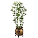 4.5ft. Bamboo Palm Artificial Tree in Decorative Planter