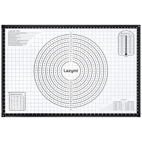 Alfombrillas de silicona extra grandes para hornear, antiadherente, con medidas de 91 x 61 cm, tapete de silicona antideslizante para amasar masa, mantel individual, mantel individual, fondant