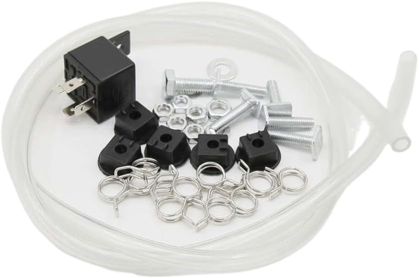 12V 130dB 20A 5-Trumpet Musical Air Horn with Compressor Kit, Silver, for Cars, Trucks, and SUVs