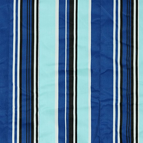 Sunnydaze Quilted Double Hammock for Outside with Spreader Bars and Pillow - 450 lb Capacity, 74x55 Inch Bed, UV Resistant, Quick Dry - Chains Included, Stand Sold Separately - Catalina Beach by Sunnydaze - Image 9