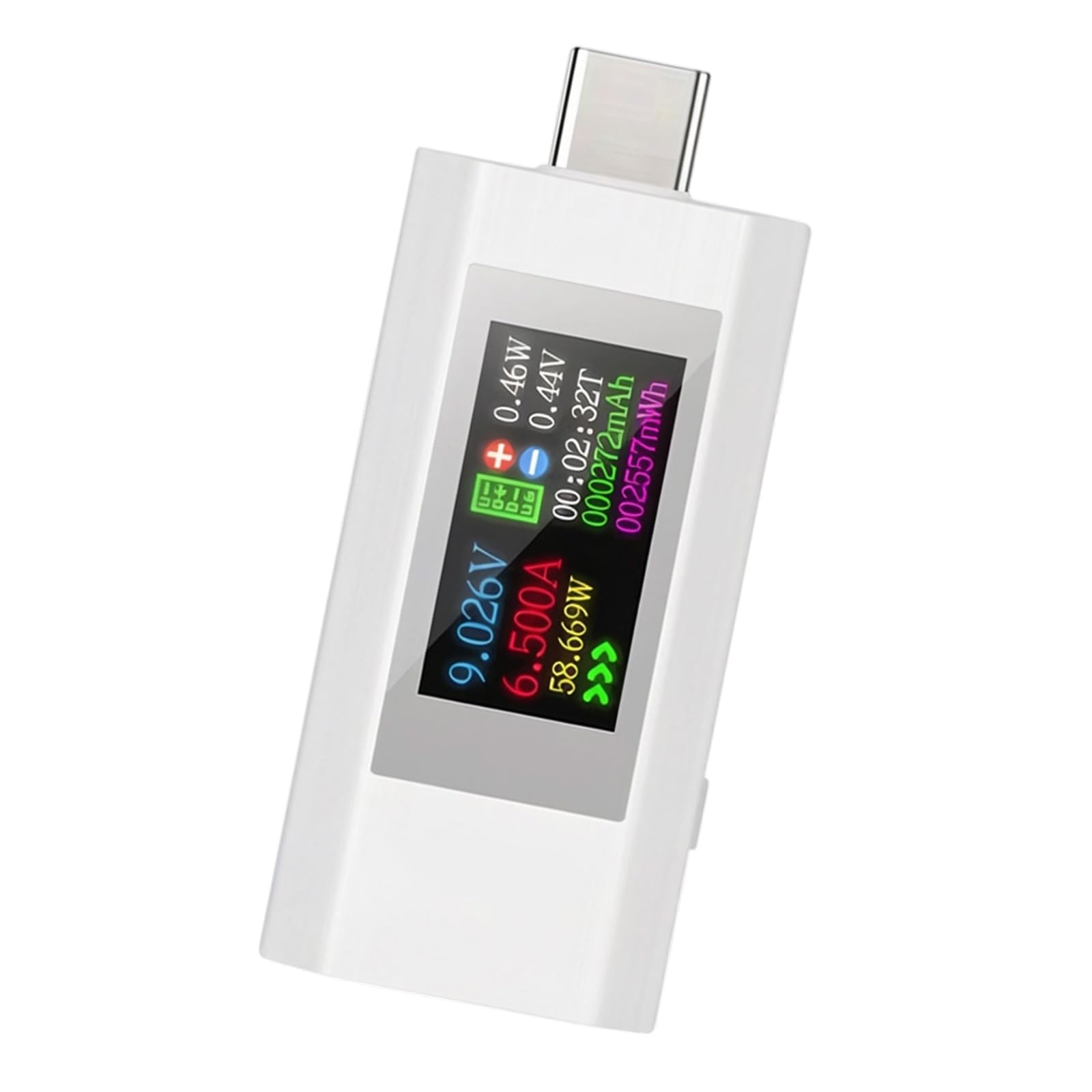USB C Voltages and Current Detector with Data Memory 4-30V 0-5.1A Voltmeter Ammeter Power Meter for DIYer Electronics USB C Tester Power Meter