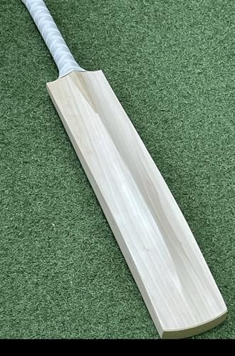 Image of English Willow Cricket Bat for Men and Women | Full Size | Short Handle | Lightweight | Free Cover