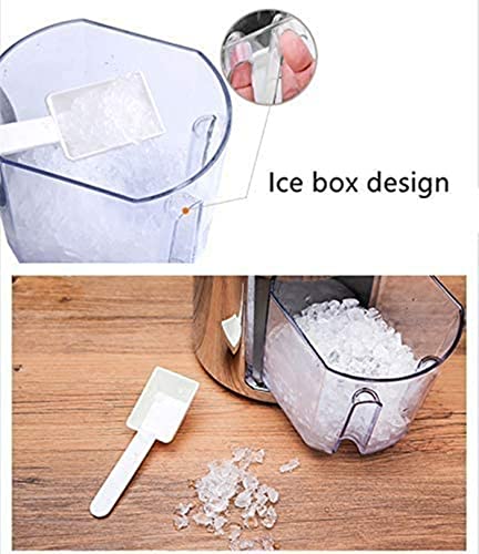 Xkong Manual Ice Crusher With，Ice Crusher ，Manual Rotary Ice Crusher，Crushes Ice To Your Desired Fineness ，Non-Slip Easy To Use Ice Crusher Hand Crank #TOP4