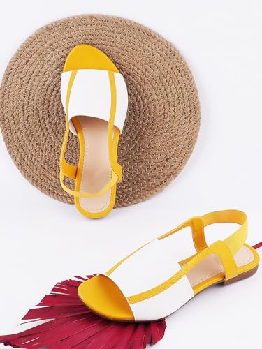 Image of SilverArrow womens Voyaga Flat Sandal, Fashion Sandals with Strap, Suitable for Fusion Outfit
