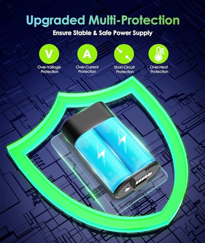 Batería de Controlador Xbox One/Xbox Series X S con Cable de Carga USB C de 3M y Adaptador Micro USB Batería Recargable del Kit Play and Charge de Accesorios Xbox, XBOX-SB02 1400mAh - imagen 3