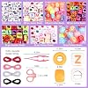 Pizooro Bracelet Making Kit 2400 Pcs Bracelet Beads, 56 Colors Pony Beads in Bead Organizer, 1400 Kandi Beads + 1000 Letter Beads, Jewelry Craft Supplies for Friendship Bracelets, DIY Gifts for Teens #3