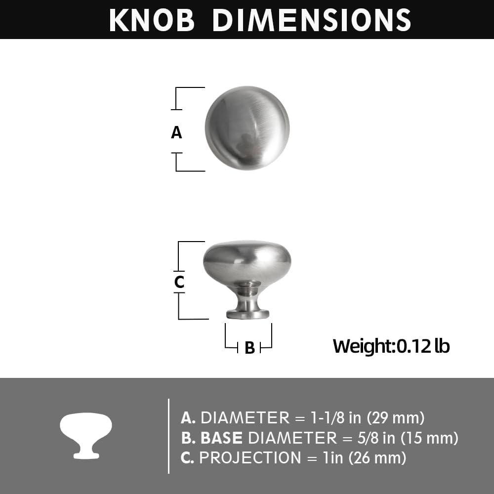 Set of 12 Elegant Antique Brass Cabinet Knobs - Classic Round Kitchen Hardware, Vintage Drawer Pulls Sleek Retro Dresser Handles