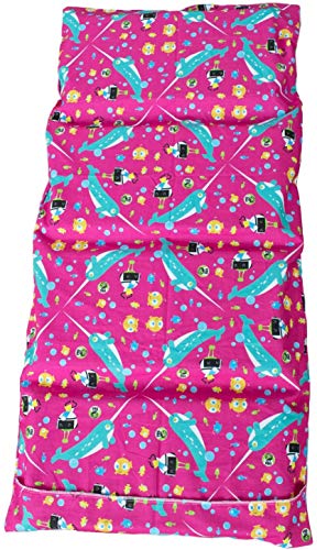 KinderMat Sheets PBS Kids - Full Nap Mat Washable Cover, Narwhal Expedition - Regular, 47" x 22", Great for Daycare & Family Households