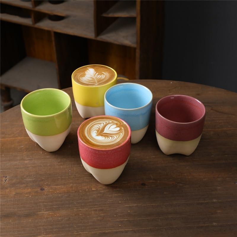 GSOUL Kungfu Tea cup Kiln-changed Small Cup Retro Water Japanese Tea Bowl Coffee Ceramic Single Small Tea Cups