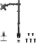 Suptek Single LED LCD Monitor Desk Mount Heavy Duty Fully Adjustable Stand for 1 / One Screen up to 32 inch (MD6421)