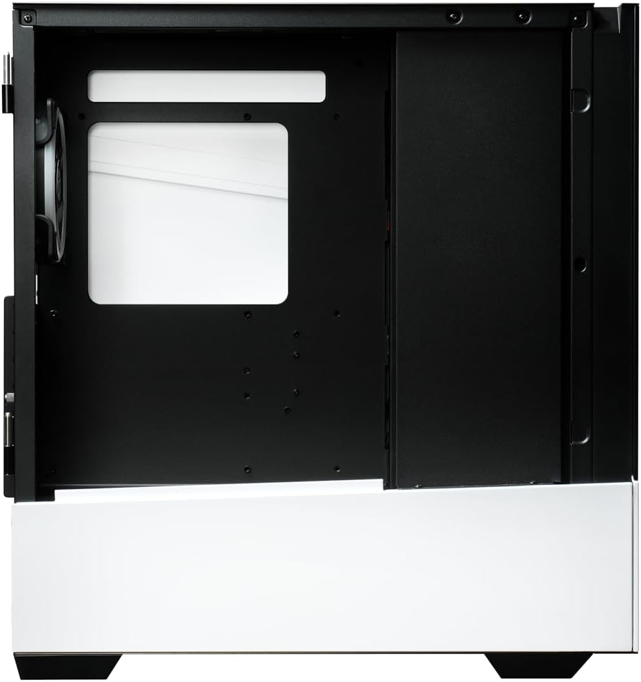 ENERMAXK8 ATX Mid Tower Gaming PC case with tempered glass, incl. 3 x ARGB PWM 12cm fans Snow White - USB3.2 Gen1 and USB3.2 Type C; ECA-EK8-WW-ARGB