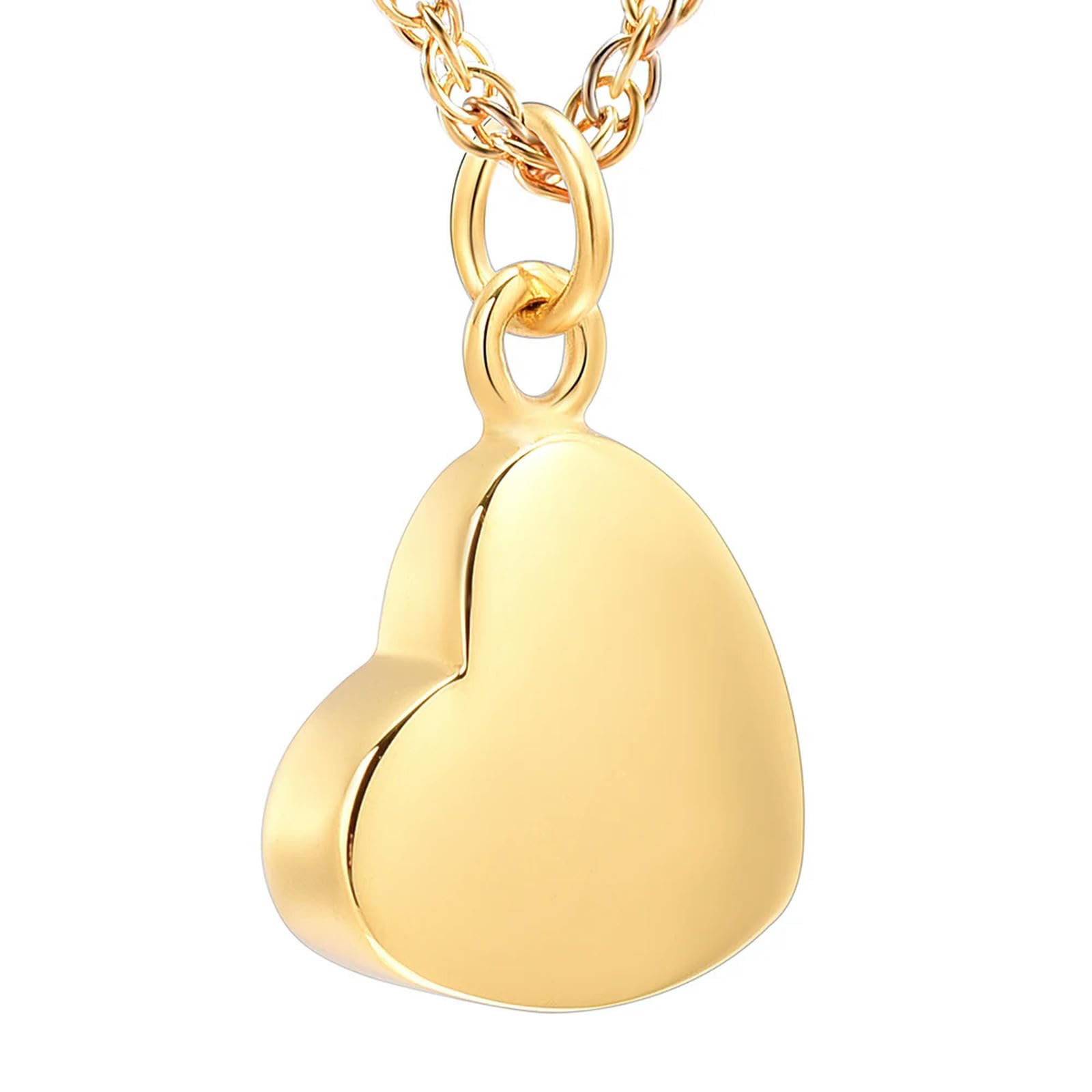 Bijoux de crémation cœur blanc pour garder le souvenir d'un amoureux