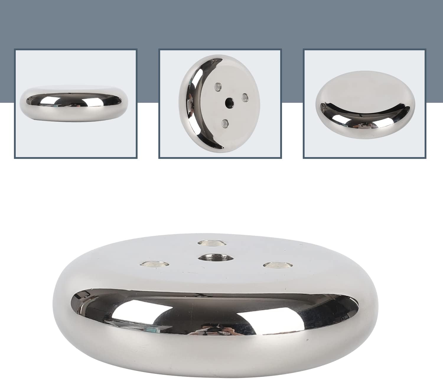 Vinyl Record Weight Stabilizer,563g/19.86oz Stainless Steel Silver Turntable Weight for HiFi LP Record Player