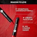 SUGAR Cosmetics Matte as Hell Crayon Lipsticks for Women Lasts Up To 8+ Hours Lip Crayon with Sharpener 2.8gm - 1 count (Pack of 1) 07 Viola - Image 2