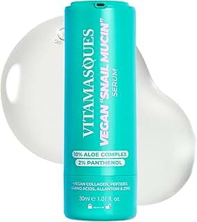 Vitamasques Vegan Snail Mucin Face Serum for Women, Korean S