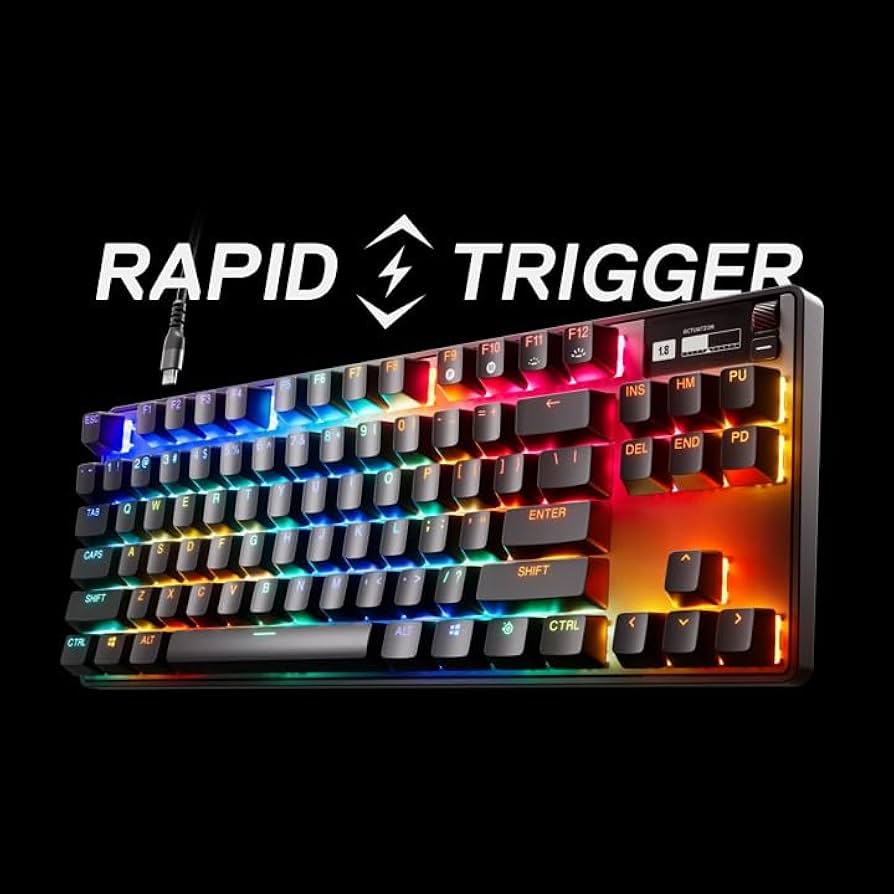 る*ば様 SteelSeries Apex Pro TKL 　64856 SteelSeries Rapid Trigger Gaming Keyboard with Numeric