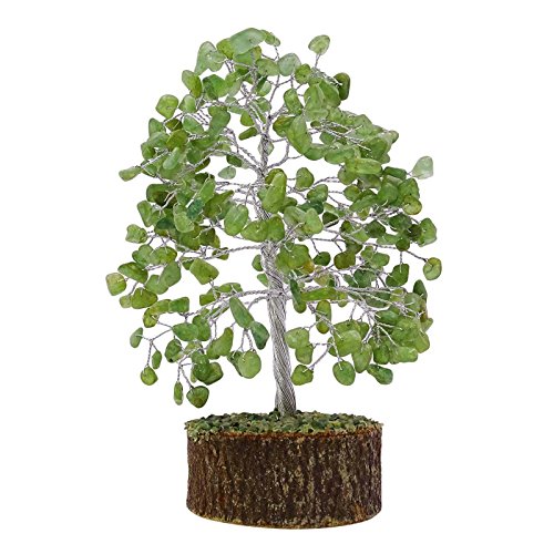 Harmonize Curación De Cristal Aventurina Verde Árbol De Piedra Reiki Tabla Espiritual Decoración Gems Vastu