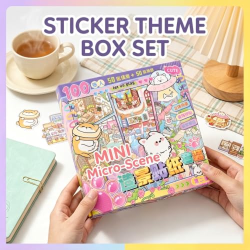 Image of PATPAT Stickers for Kids Activity 100 Sheets 3D Stickers Set for Girls