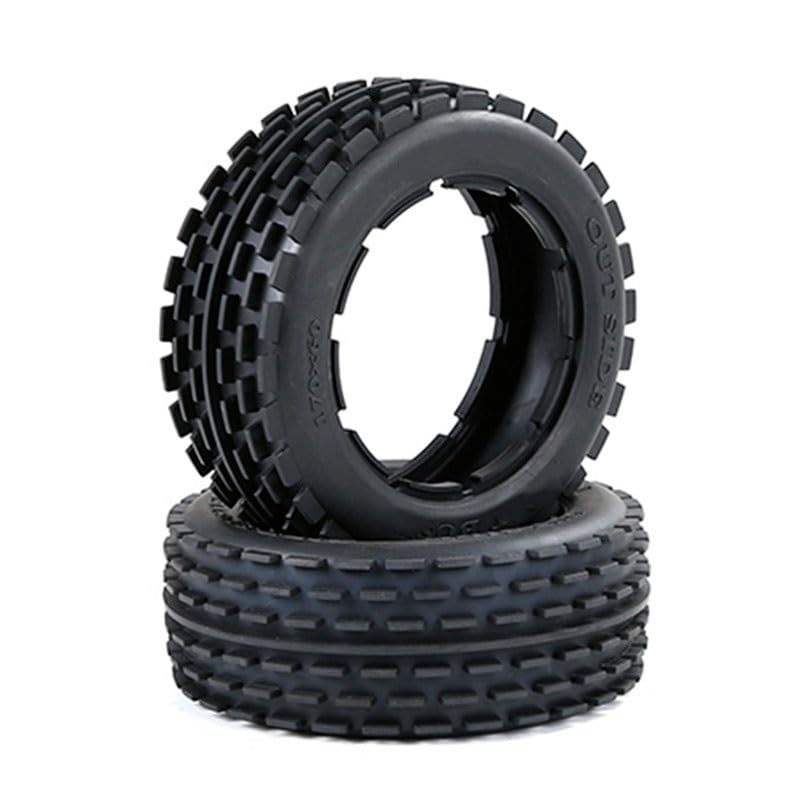 VERBANA for ROVAN-Baja 5B 1 5 Off-Road Car Front Tyres Thicken Skin Set Replacement for ROVAN-Baja 5B 1
