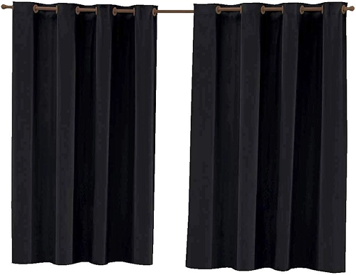 Cortina Blackout Corta Luz 220cm x 130cm - Preto