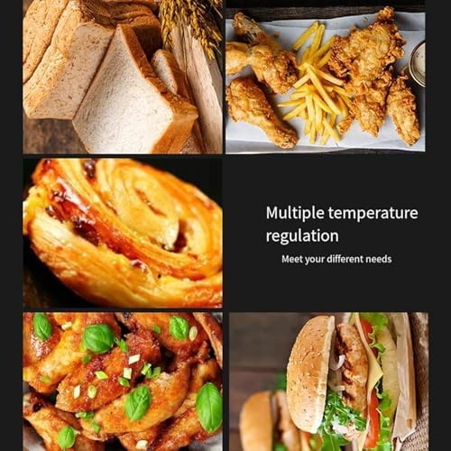 500W Commercial Food Warmer Display Cabinet, 2-Tier Hot Food Heater with Built-in Lighting, Temperature Range 30-85°C, Ideal for Keeping Chicken Wings, Burgers & Buffet Foods Warm