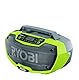 Ryobi 18 V Akku-Stereo-Radio mit Bluetooth® R18RH-0 (Radio mit 2 x 7 Watt Stereo Lautsprecher, USB-Anschluss) 5133002734