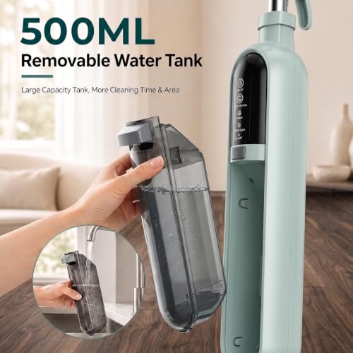 Motorized Scrubbing Steam Mop, 260+ Scrubs/Min, High-Temp Steam - image 6