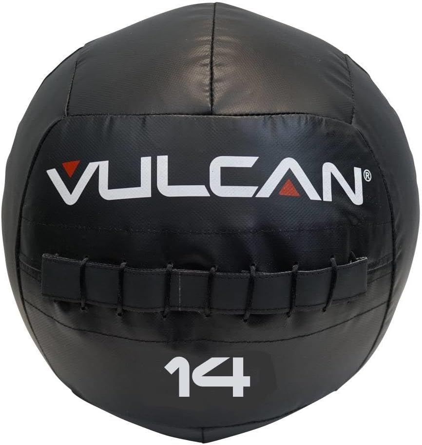 VULCAN Soft Medicine Ball – Durable High-Performance Weighted Exercise Ball for Core Workouts, Wall Ball Throws, Squats, and Partner Drills | Ideal for Home Gym and Functional Fitness Training