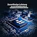KingSpec NE-2280 512GB NVMe SSD Pcie 3.0 M.2 SSD Gen 3x4, Bis zu 2400MB/s, Internes Solid State Drive mit 3D NAND Flash, Kompatibel mit Desktop/Laptop