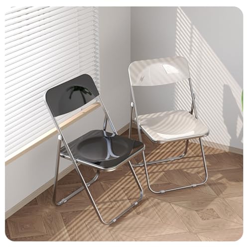 Chaise en acrylique de qualité supérieure avec dossier ergonomique