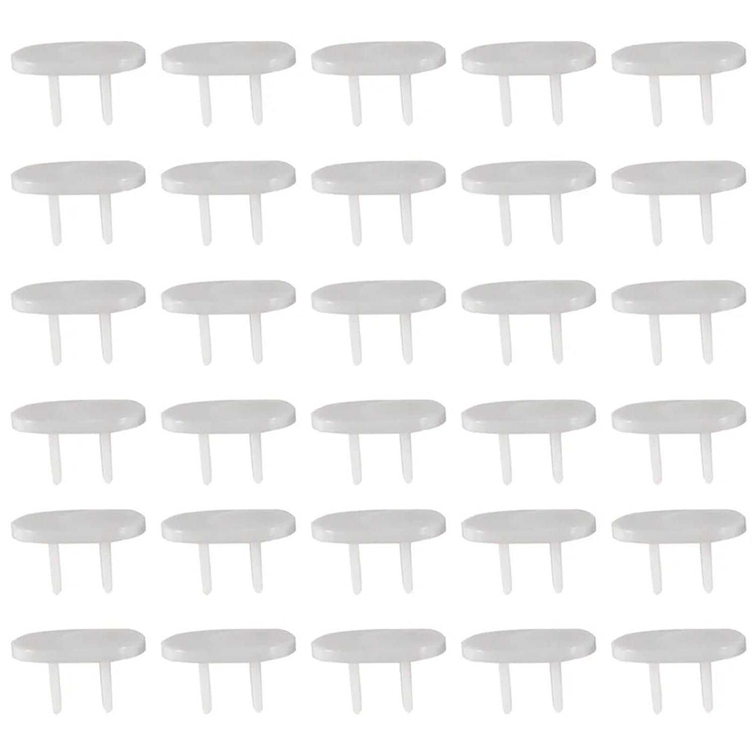 Outlet Covers 500Pcs Anti Electric Shock Plugs Protector Cover Cap Power Socket Electrical Outlet Children Safety Guard Two Holes