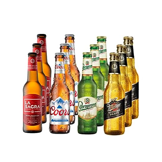 Pack Cerveza Lagers del Mundo - Pack degustación de 12 botellas de 330 ml - Total: 3960 ml